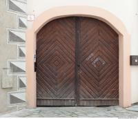 Photo Texture of Wooden Double Door 0002
